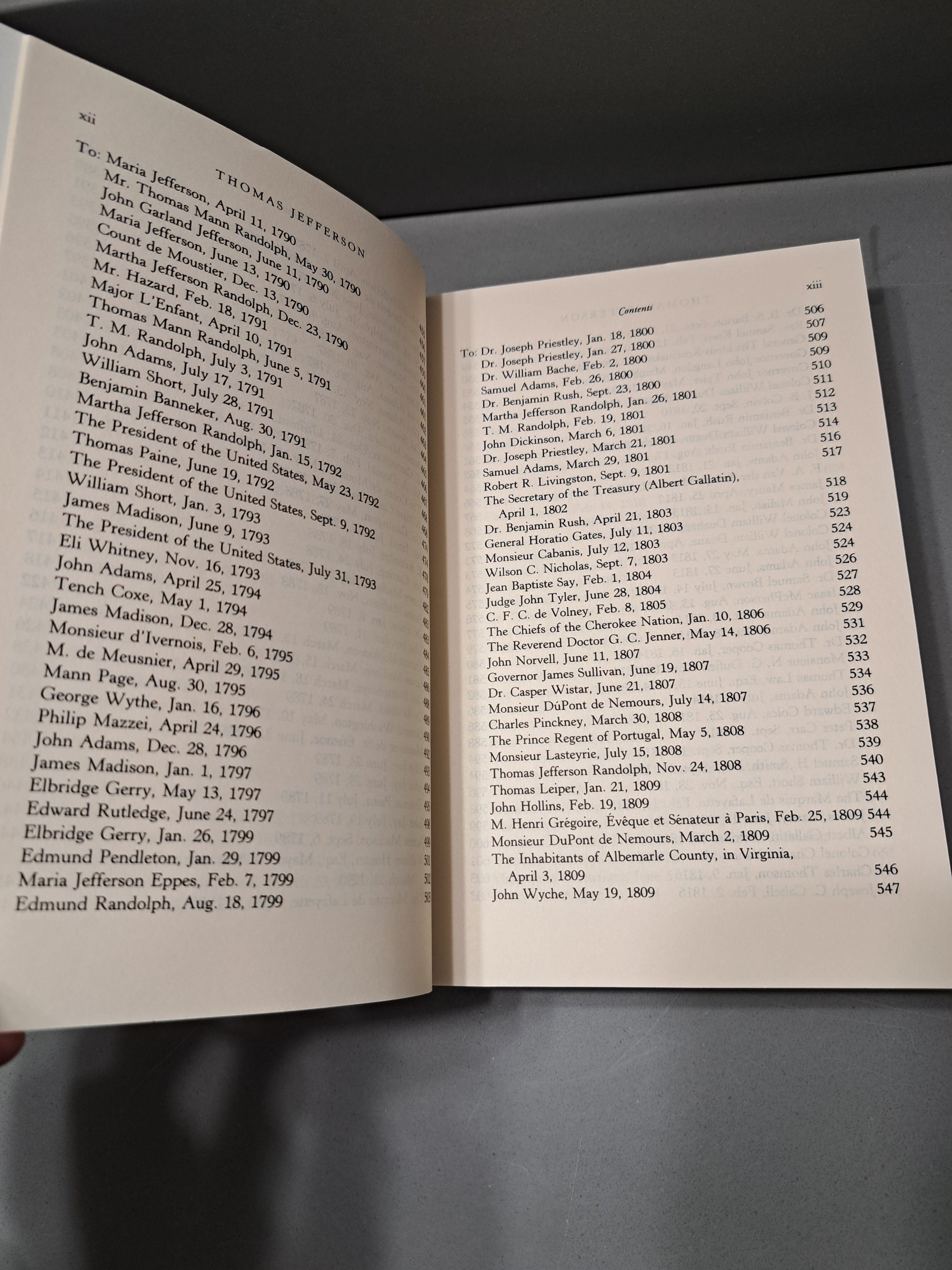 1993 edition of The Life and Selected Writings of Thomas Jefferson
