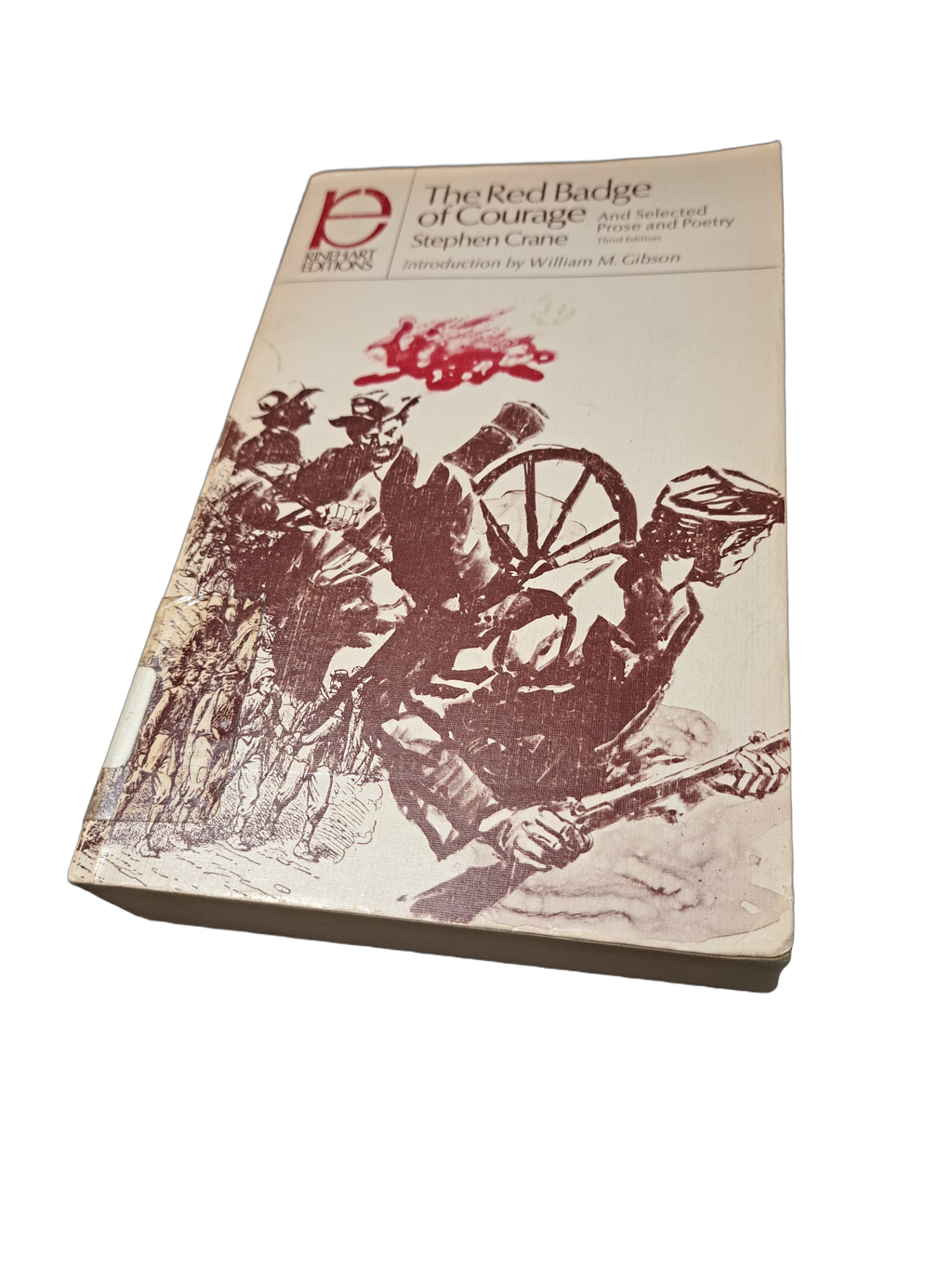 Vintage 1968 The Red Badge of Courage and Selected Prose and Poetry by Stephen Crane
