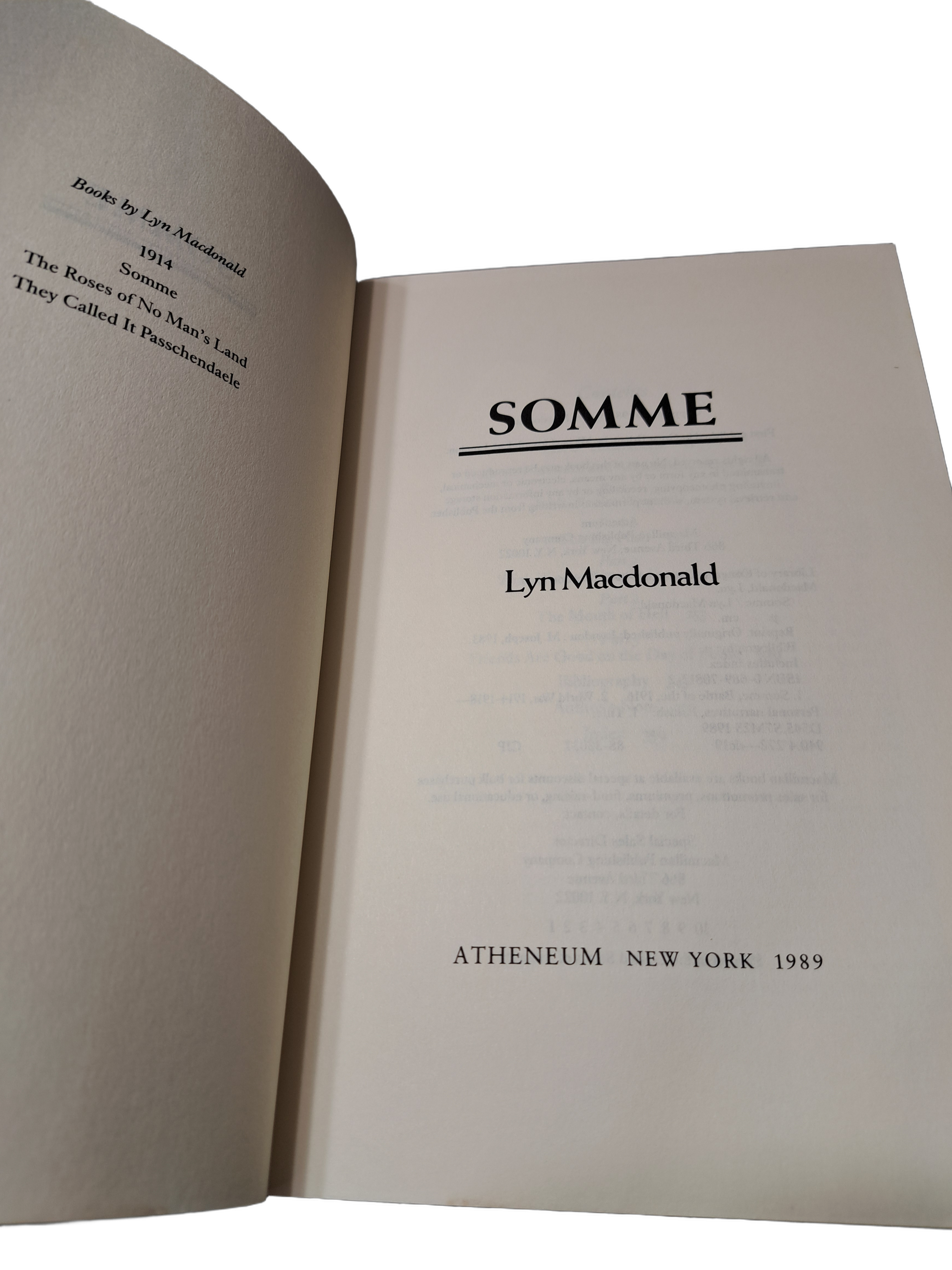 Vintage 1983 Somme by Lyn Macdonald