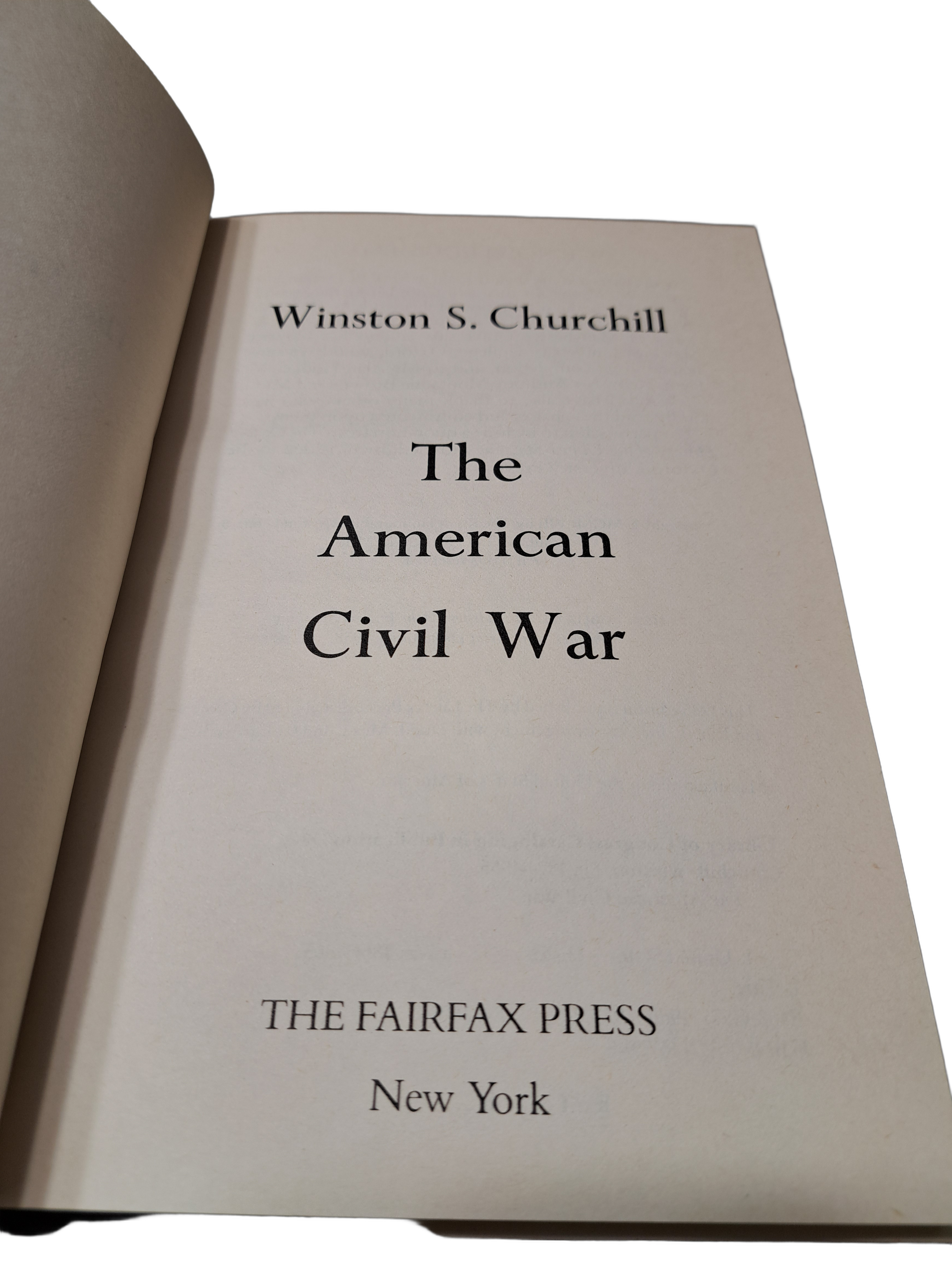 Vintage 1985 edition of The American Civil War by Sir Winston S Churchill
