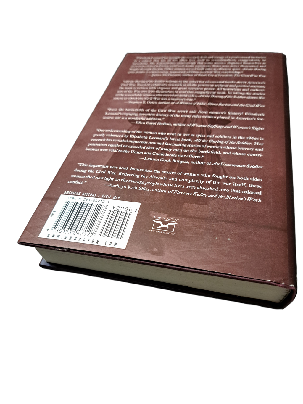 All the Daring of the Soldier: Women of the Civil War Armies by Elizabeth D Leonard