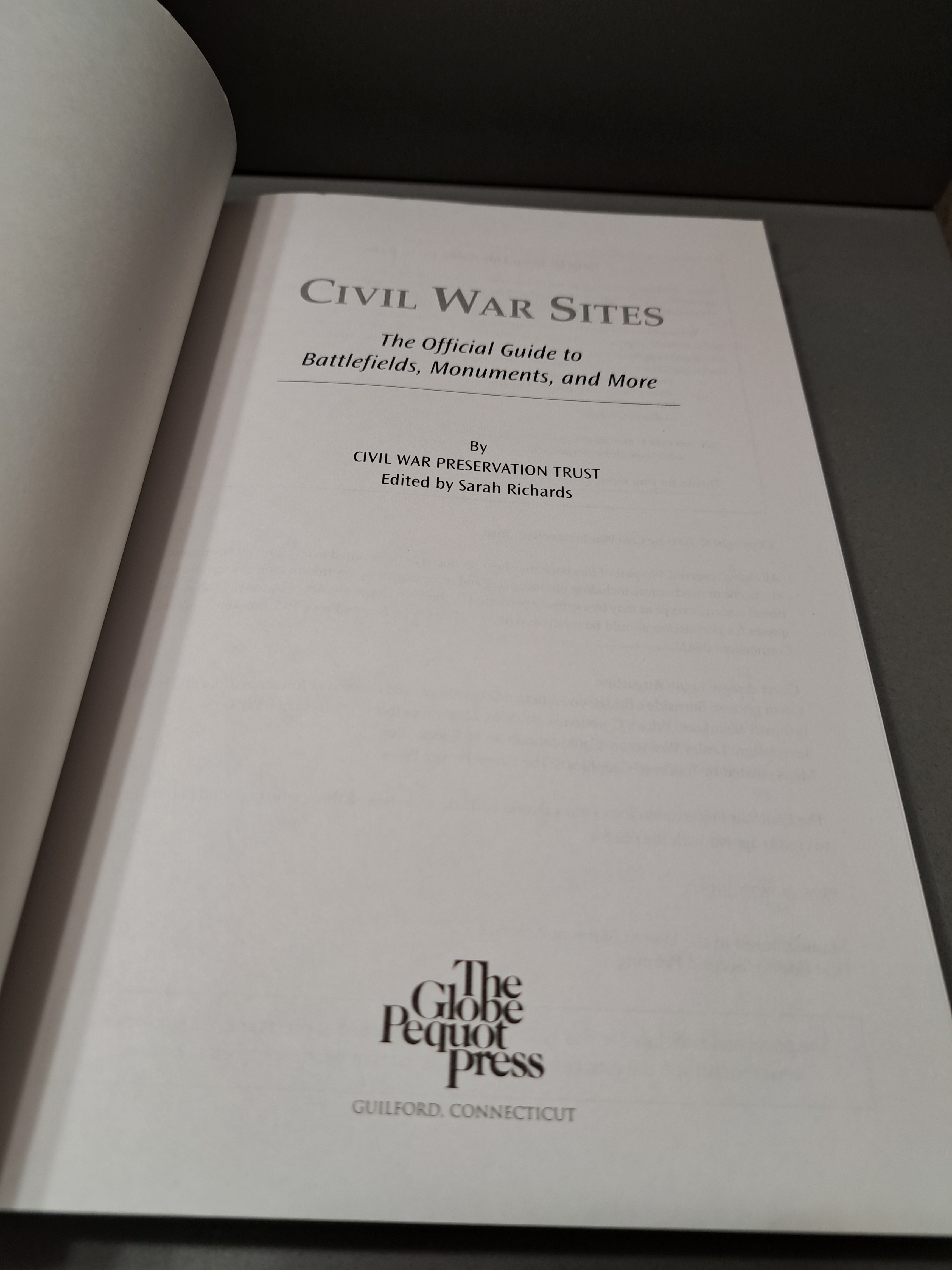 Civil War Sites: The Official Guide to Battlefields, Monuments, and More by Civil War Preservation Trust