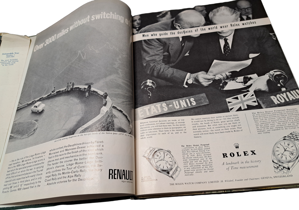 Vintage Automobile Year Number 7 1959-1960