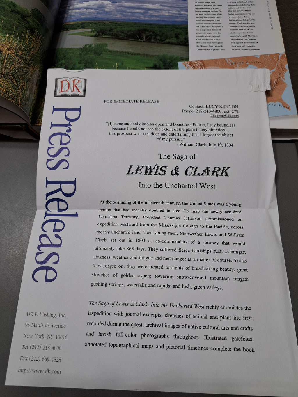 The Saga of Lewis & Clark: Into the Uncharted West by Thomas & Jeremy Schmidt
