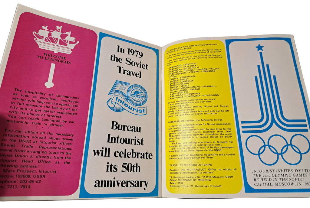 Leningrad, Soviet Vintage Travel Guide by Intourist
