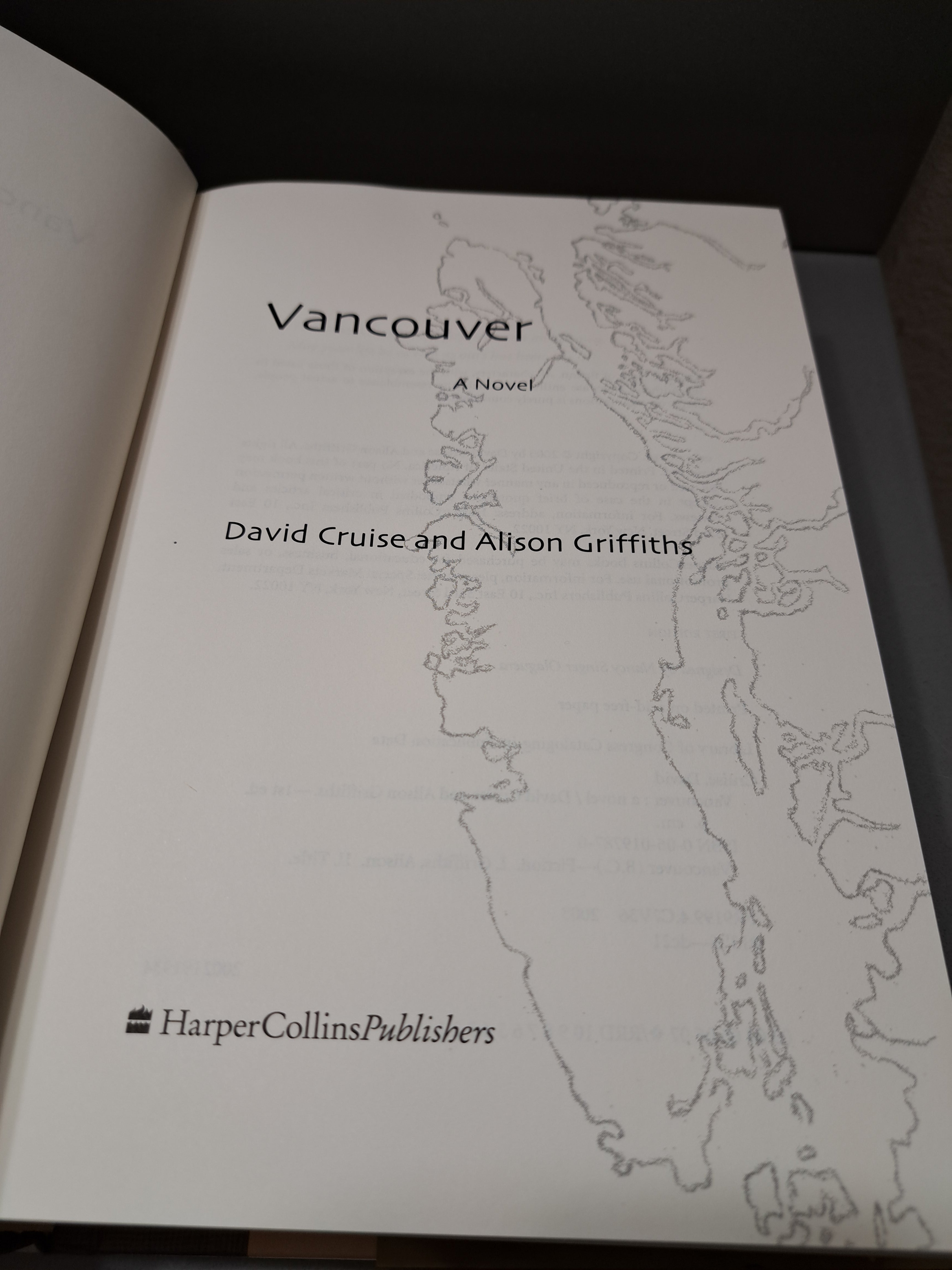 First edition of Vancouver by David Cruise and Alison Griffiths