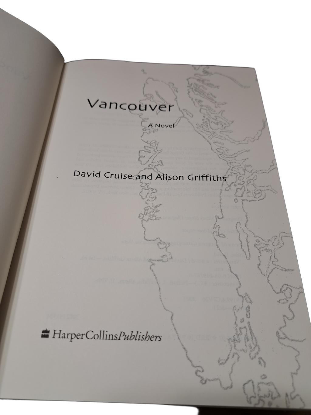 First edition of Vancouver by David Cruise and Alison Griffiths