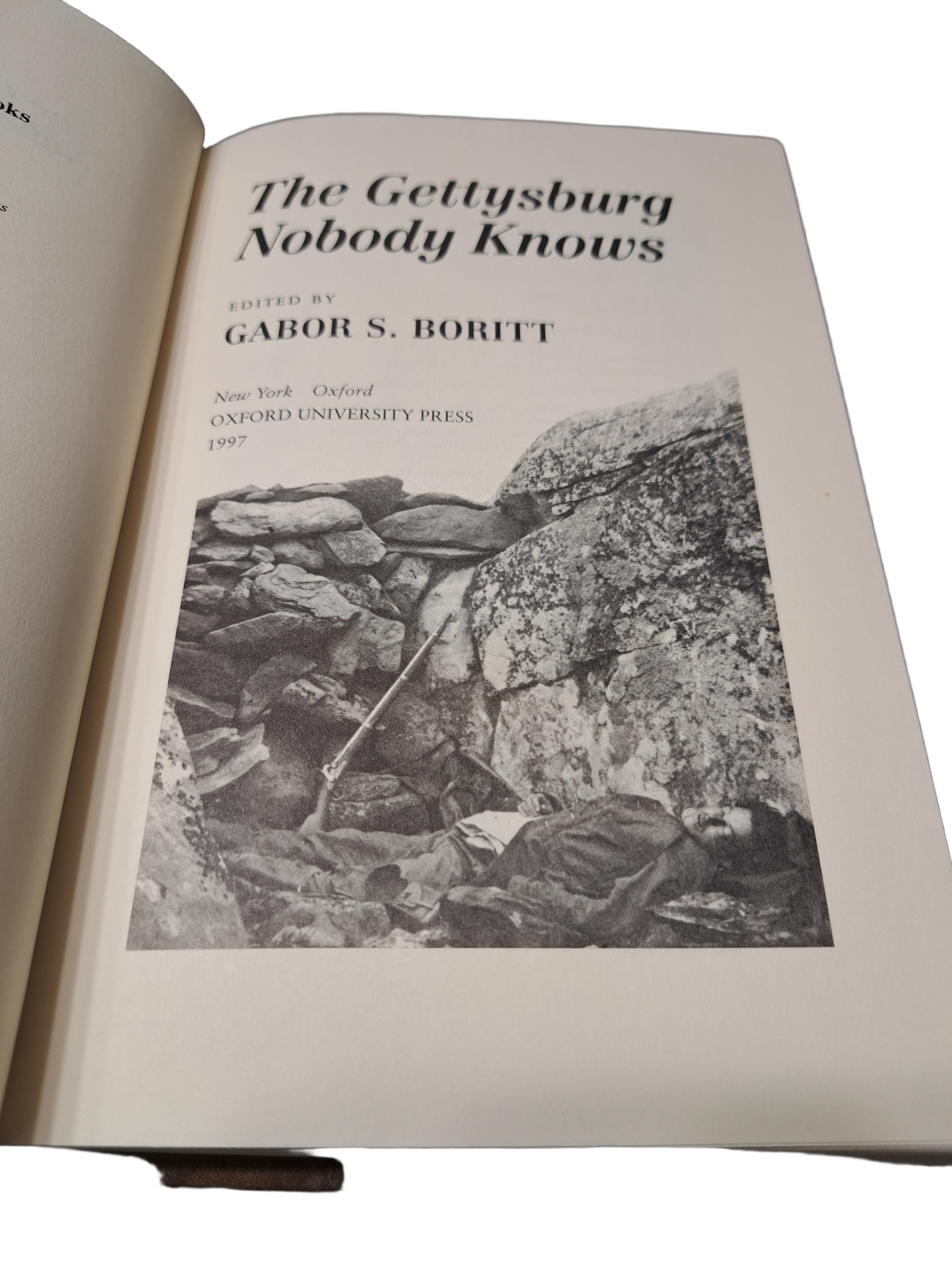 1997 first edition of The Gettysburg Nobody Knows