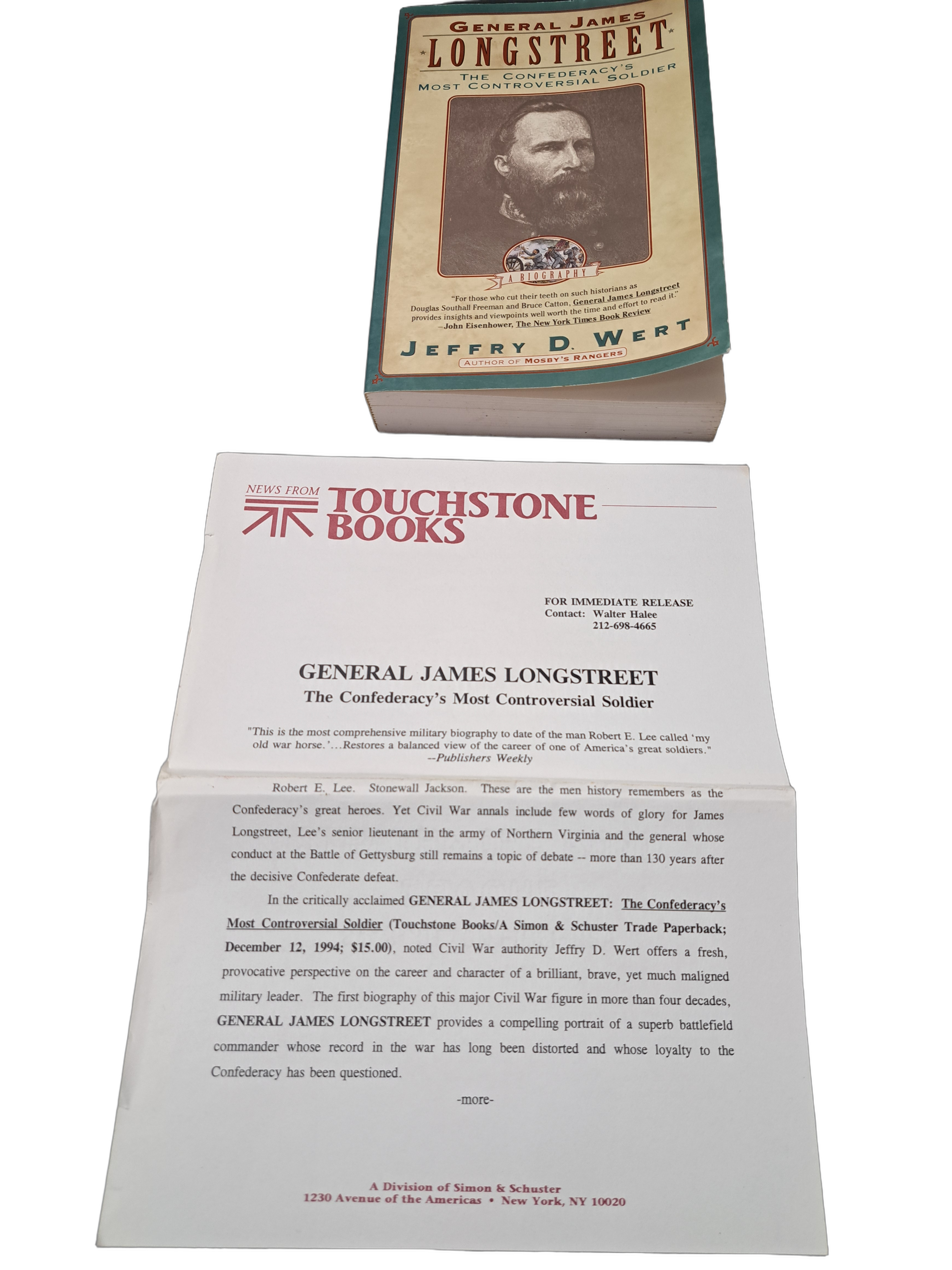1993 General James Longstreet by Jeffry D Wert