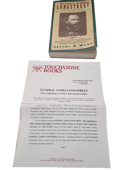 1993 General James Longstreet by Jeffry D Wert