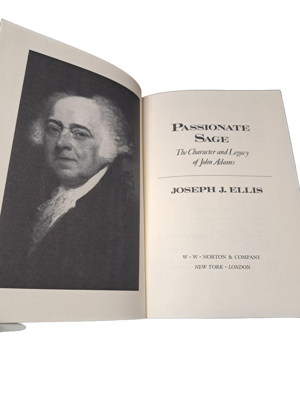 Vintage 1993 Passionate Sage: The Character and Legacy of John Adams