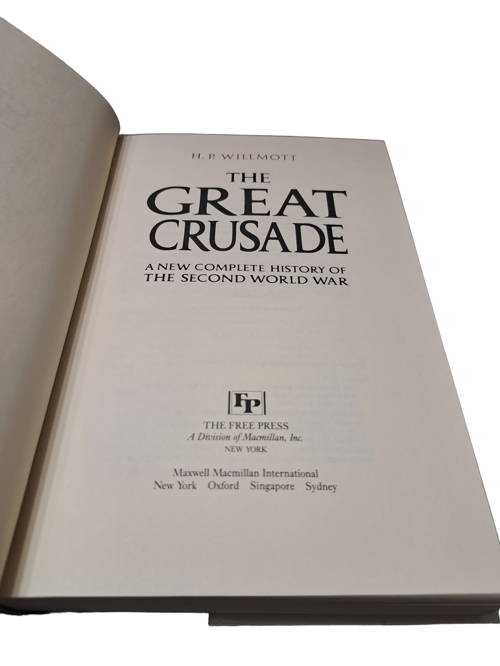Vintage 1989 The Great Crusade: A New Complete History of the Second World War