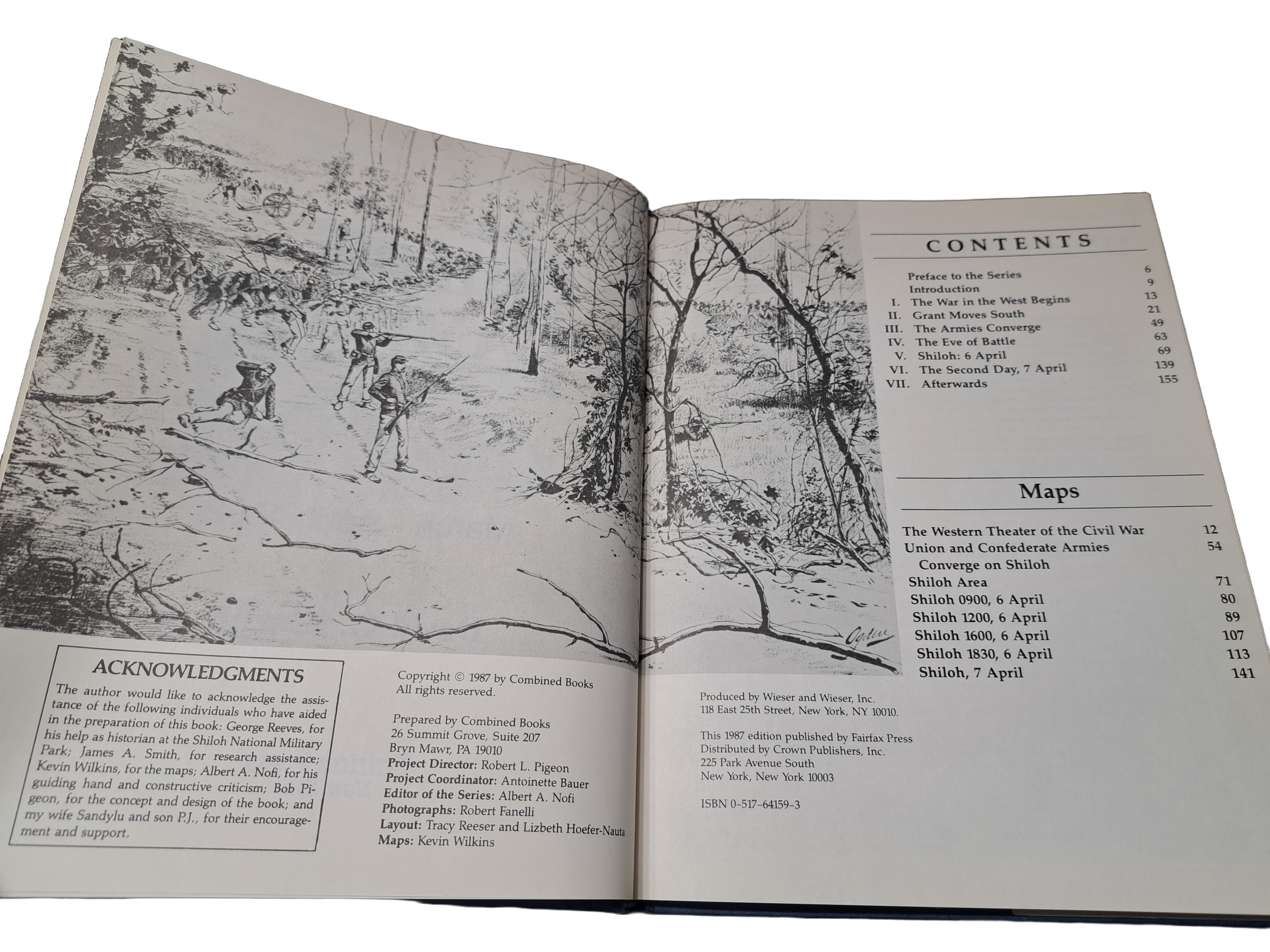 Vintage 1987 The Shiloh Campaign March - April, 1862