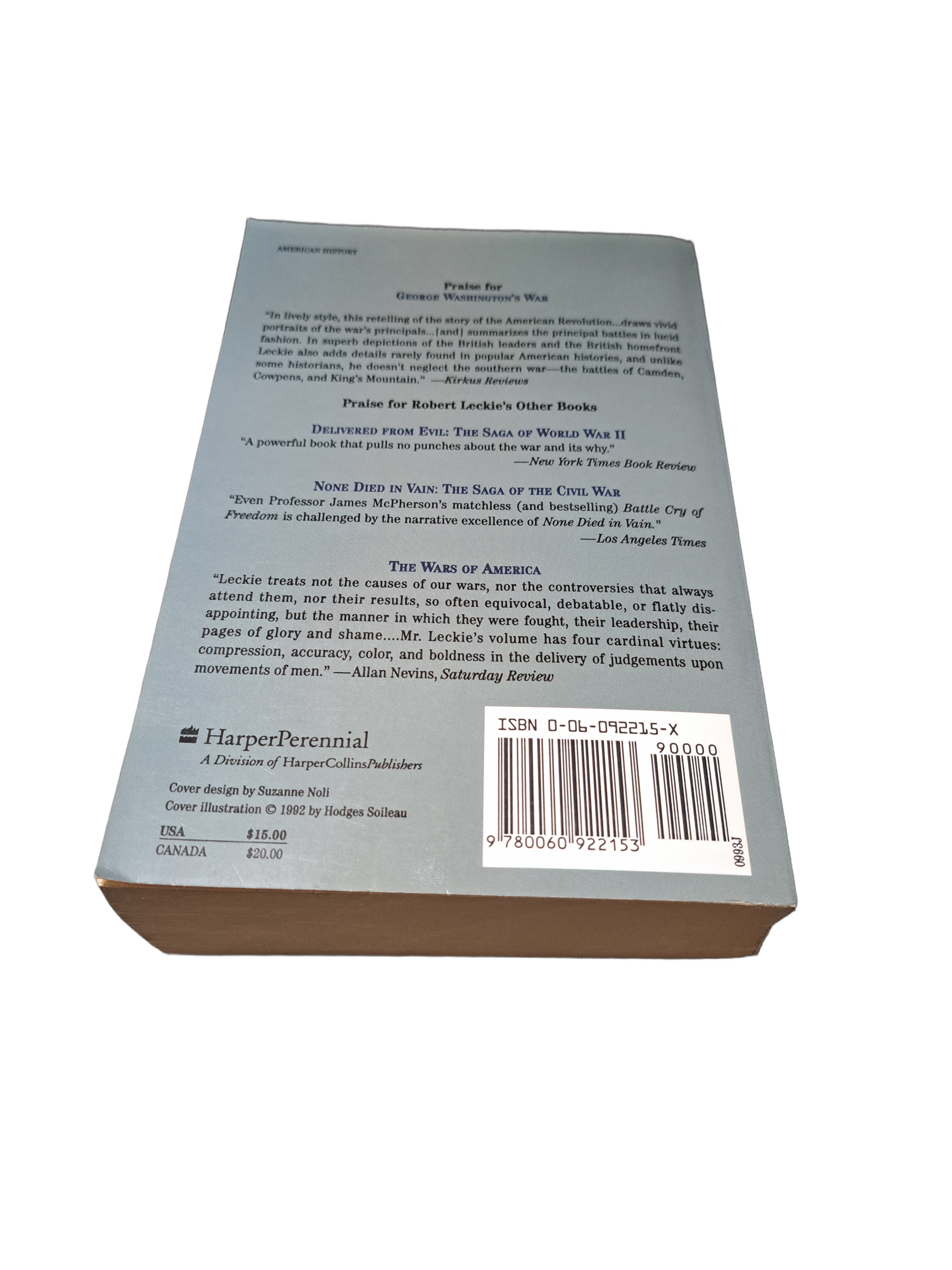 Vintage 1993 George Washington's War: The Saga of the American Revolution