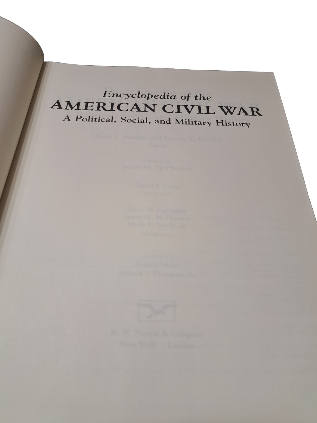 Encyclopedia of the American Civil War: A Political, Social, and Military History