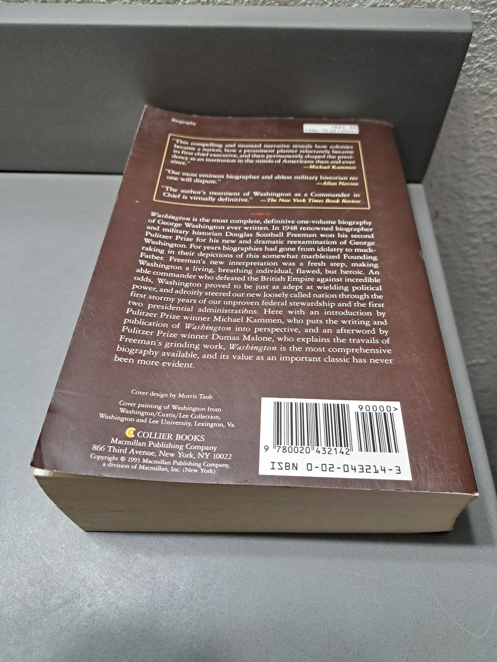 1992 edition of Washington: An Abridgement in One Volume