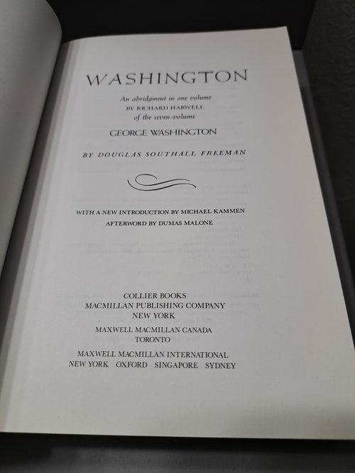 1992 edition of Washington: An Abridgement in One Volume