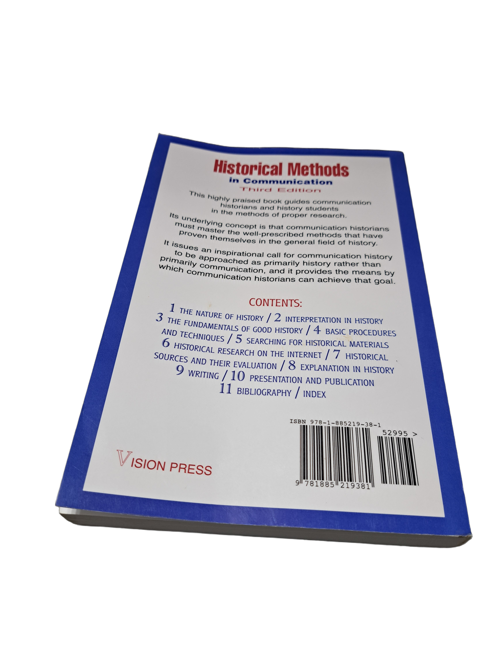 Historical Methods in Communication - Third Edition