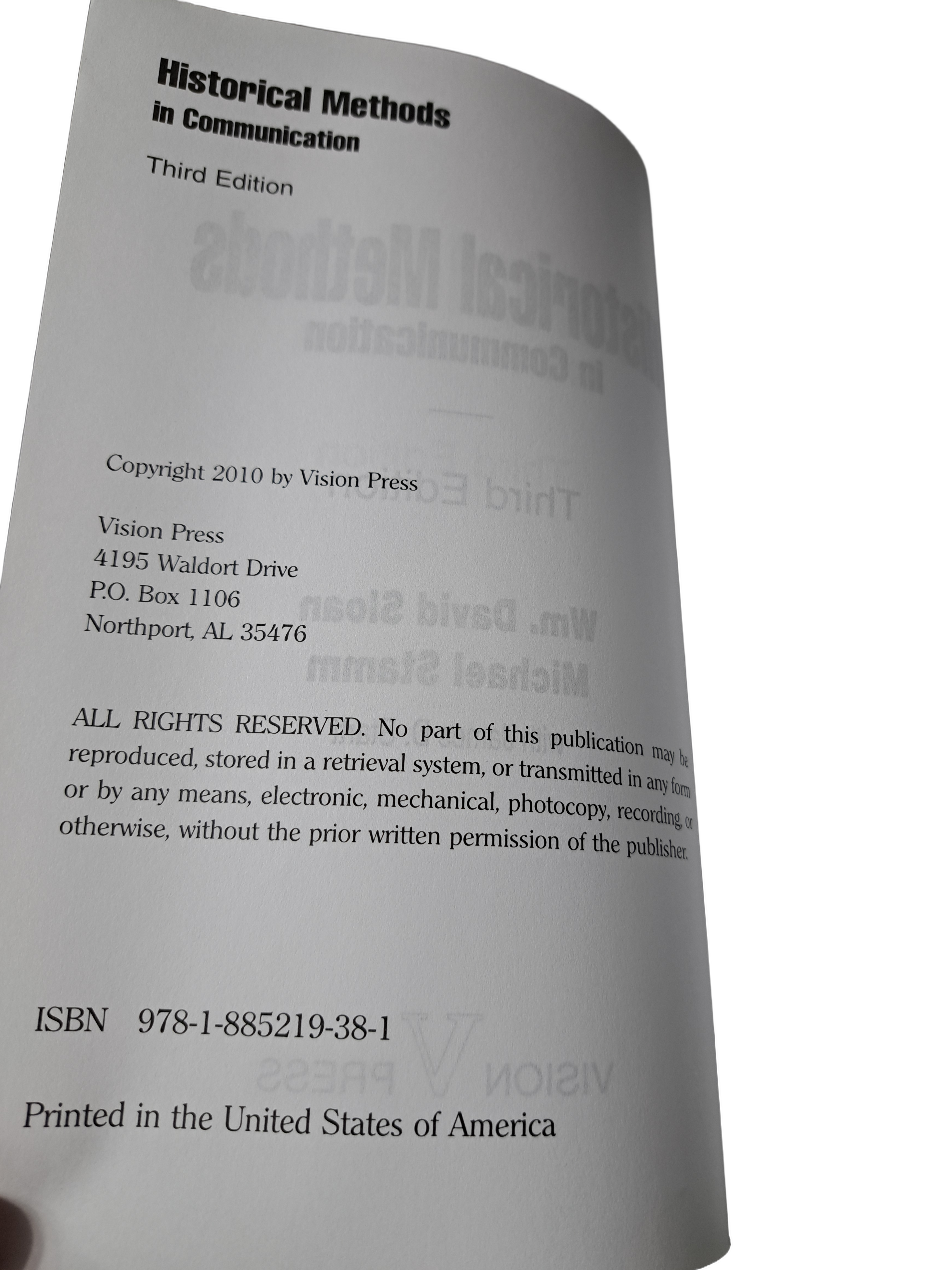 Historical Methods in Communication - Third Edition