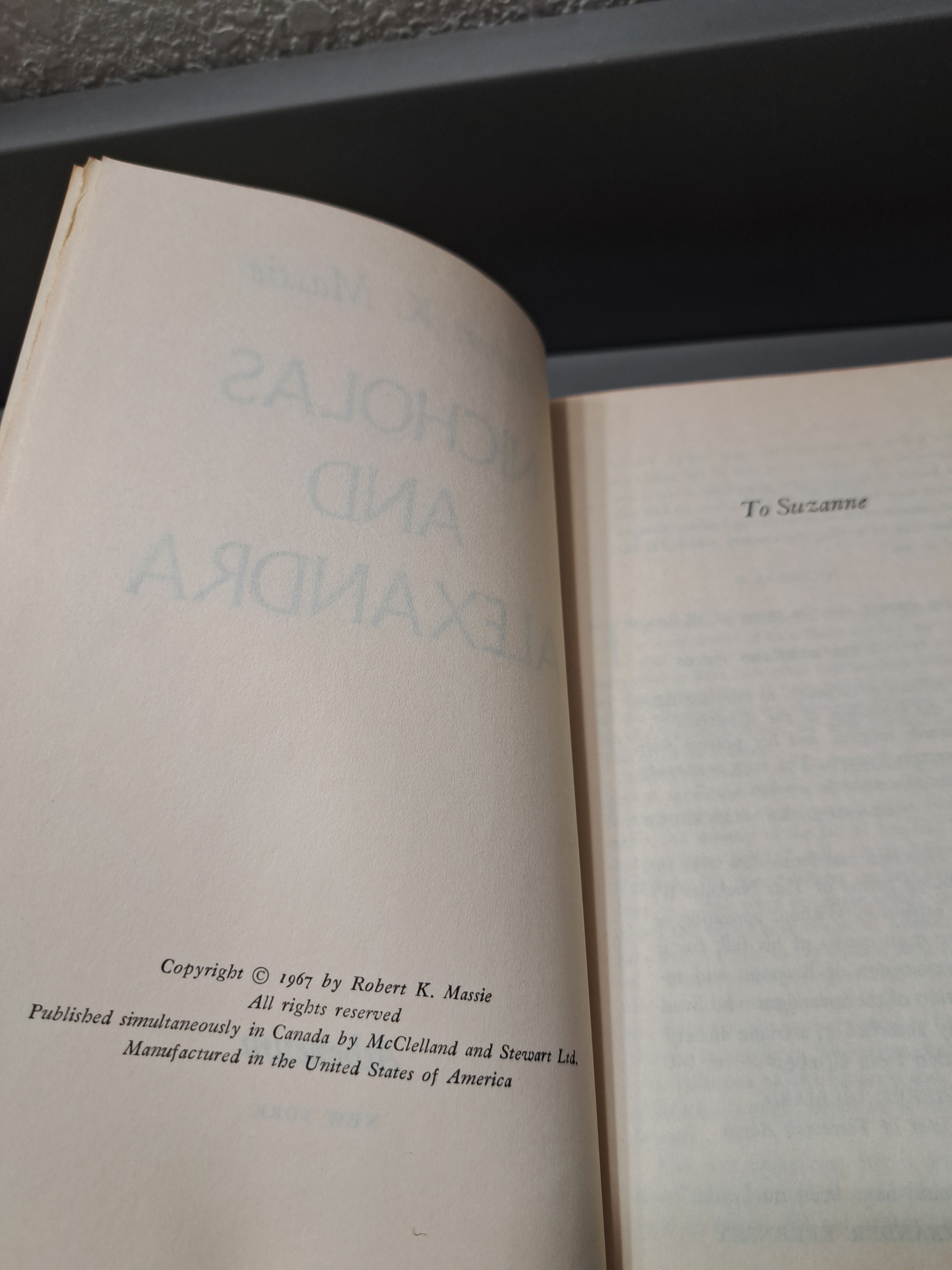 Vintage 1967 Nicholas and Alexandra by Robert K Massie
