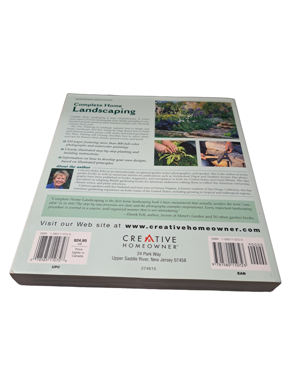 Creative Homeowner: Complete Home Landscaping by Catriona Tudor Erler