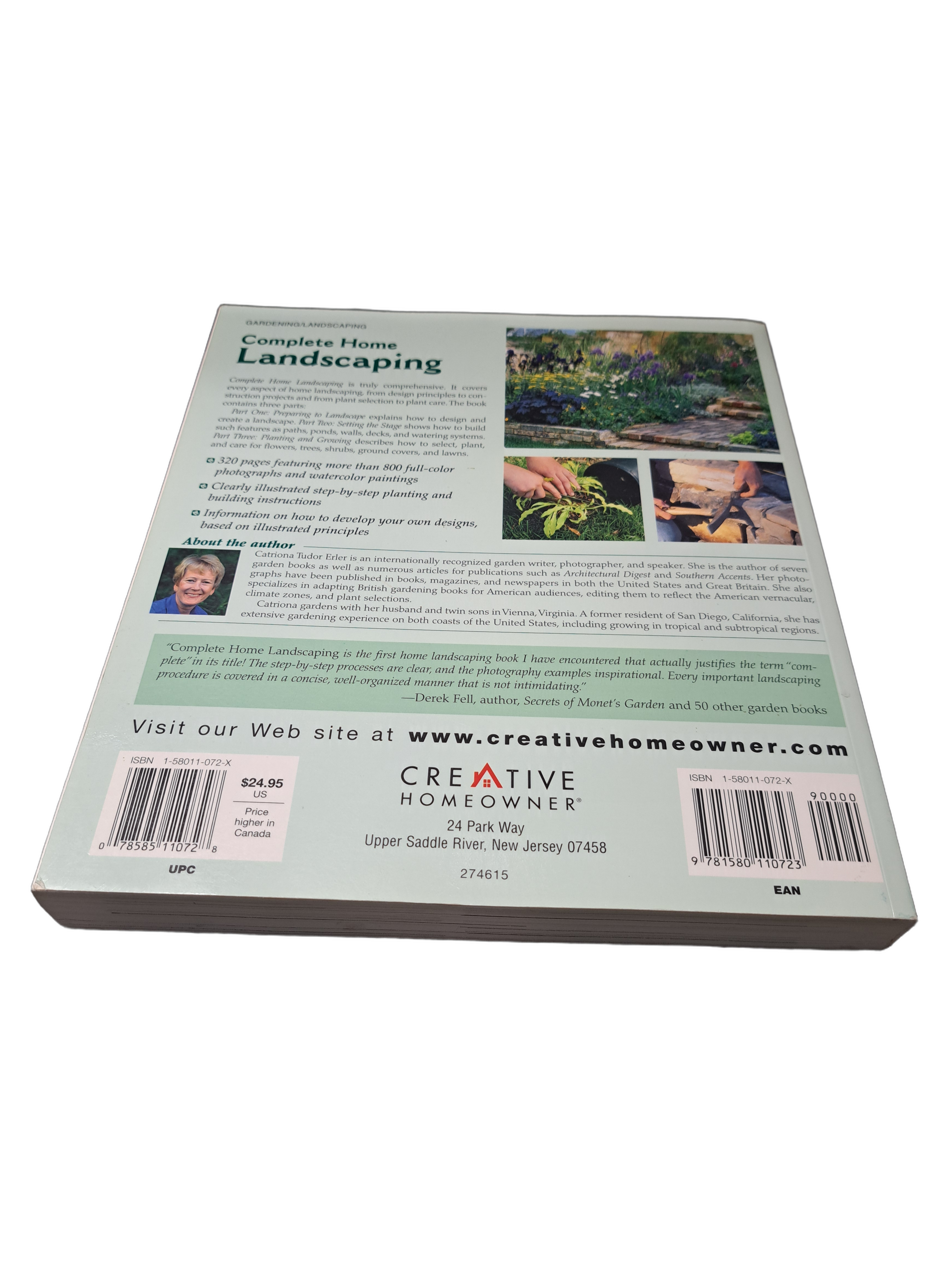 Creative Homeowner: Complete Home Landscaping by Catriona Tudor Erler