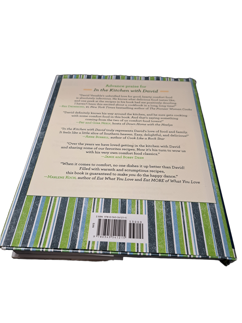 In the Kitchen with David cookbook by David Venable