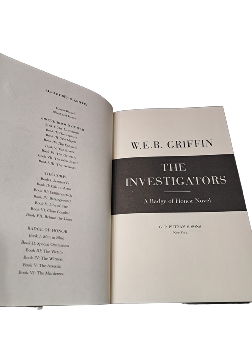 1997 first edition of The Investigators | A Badge of Honor Novel by W.E.B. Griffin