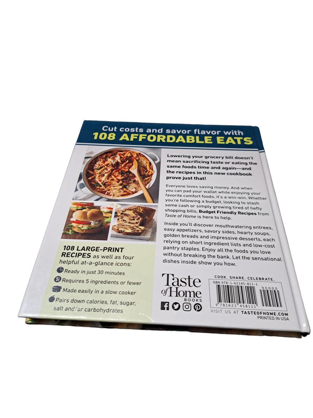 2022 Taste of Home Budget Friendly Recipes Cookbook
