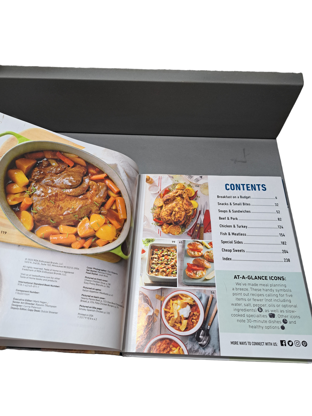 2022 Taste of Home Budget Friendly Recipes Cookbook
