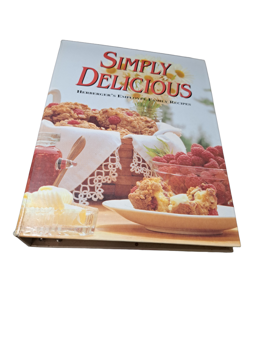 Vintage 1993 Simply Delicious Herberger’s Employee Family Recipes Cookbook