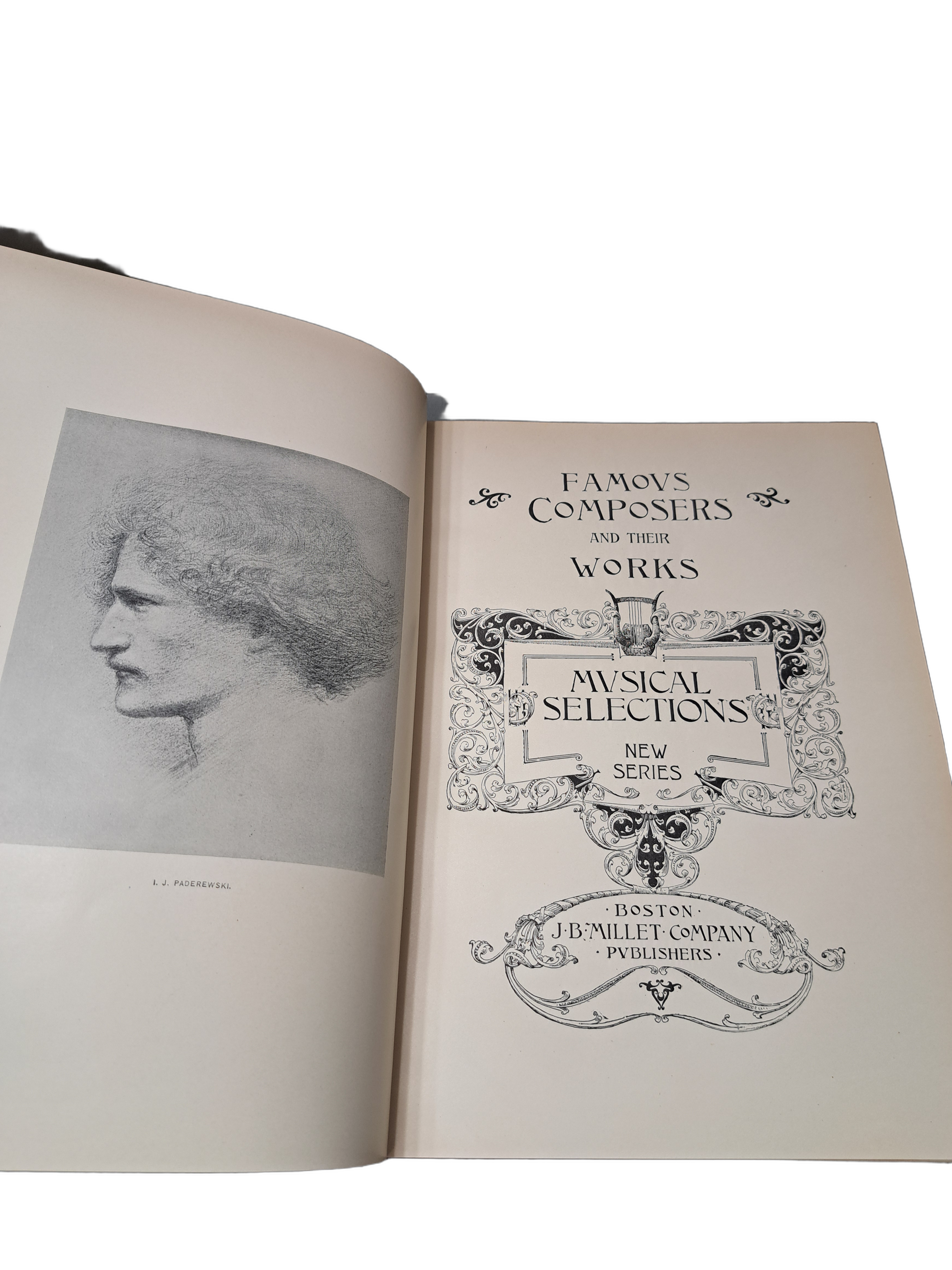 Vintage 1900 Famous Composers and their Works: Musical Selections
