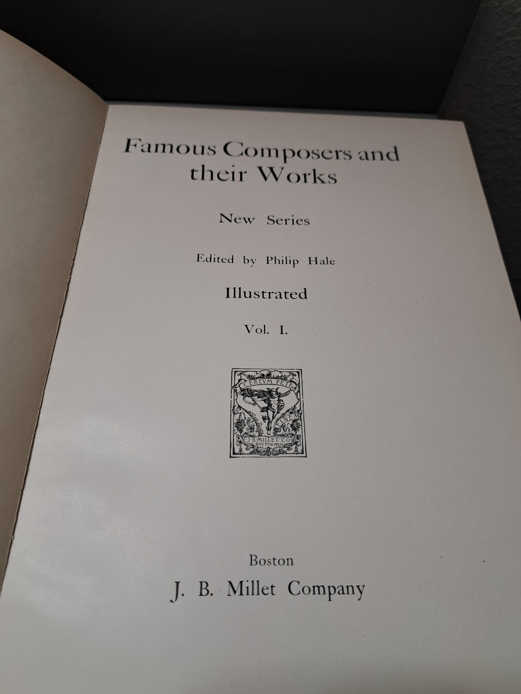 Vintage 1900 Famous Composers and their Works Vol 1