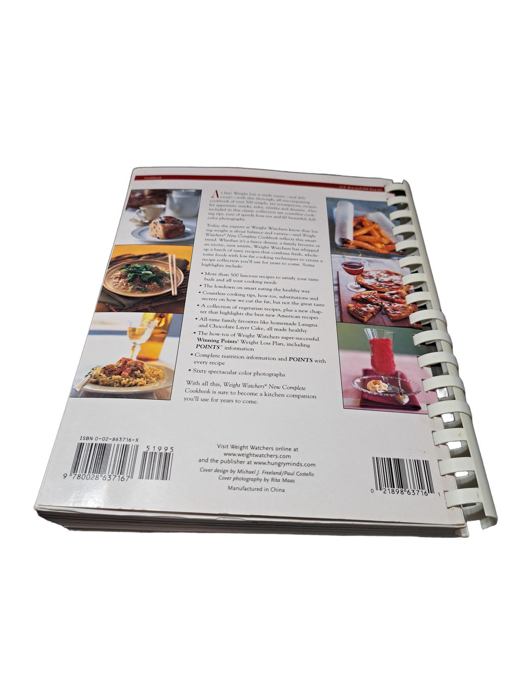 Vintage 1998 Weight Watchers New Complete Cookbook