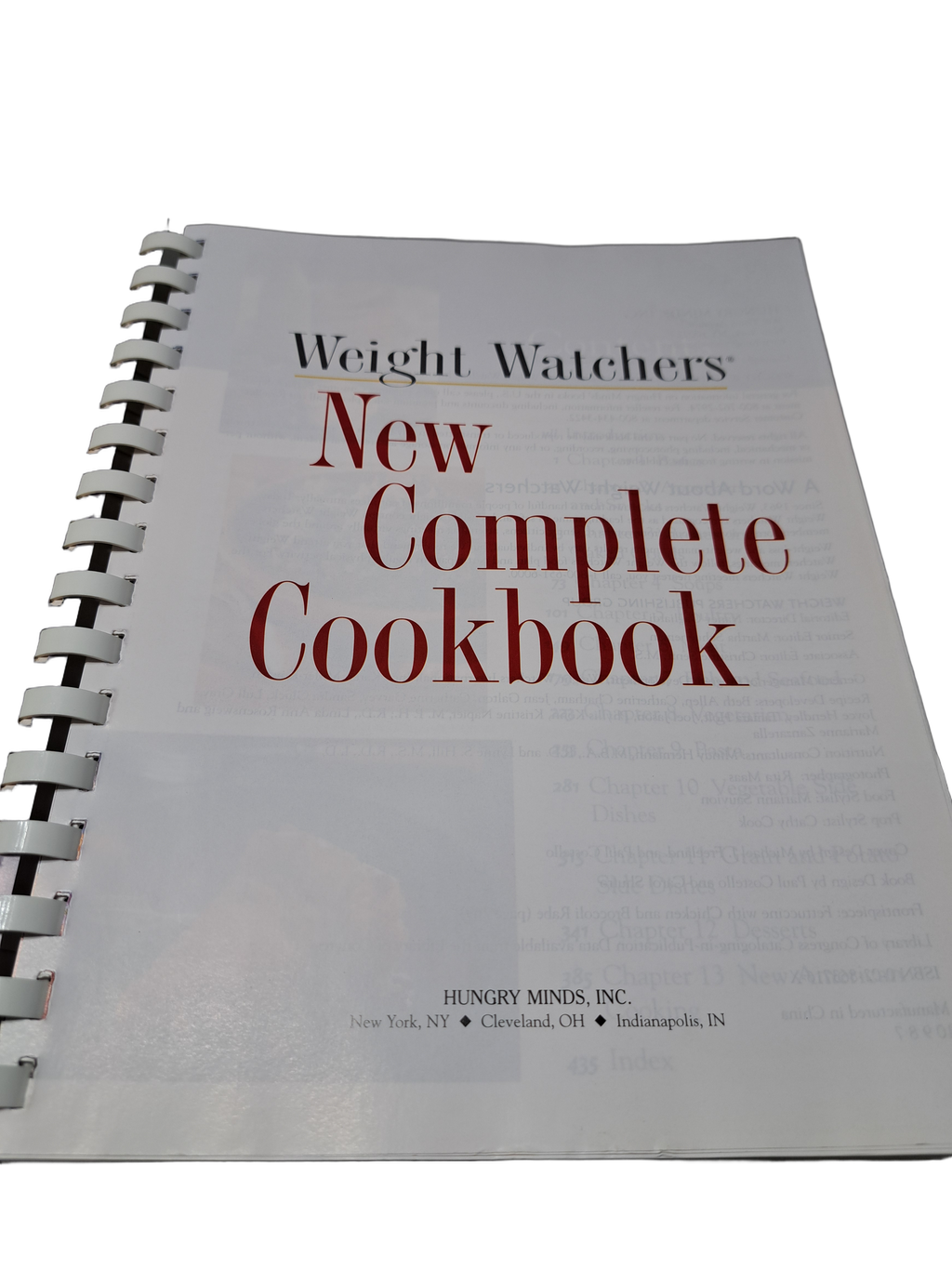 Vintage 1998 Weight Watchers New Complete Cookbook