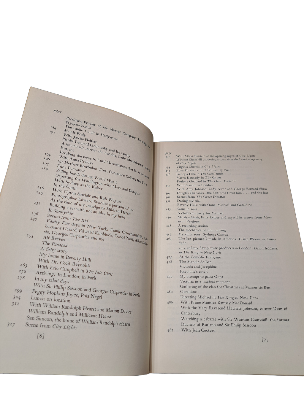 Vintage 1964 Charles Chaplin My Autobiography