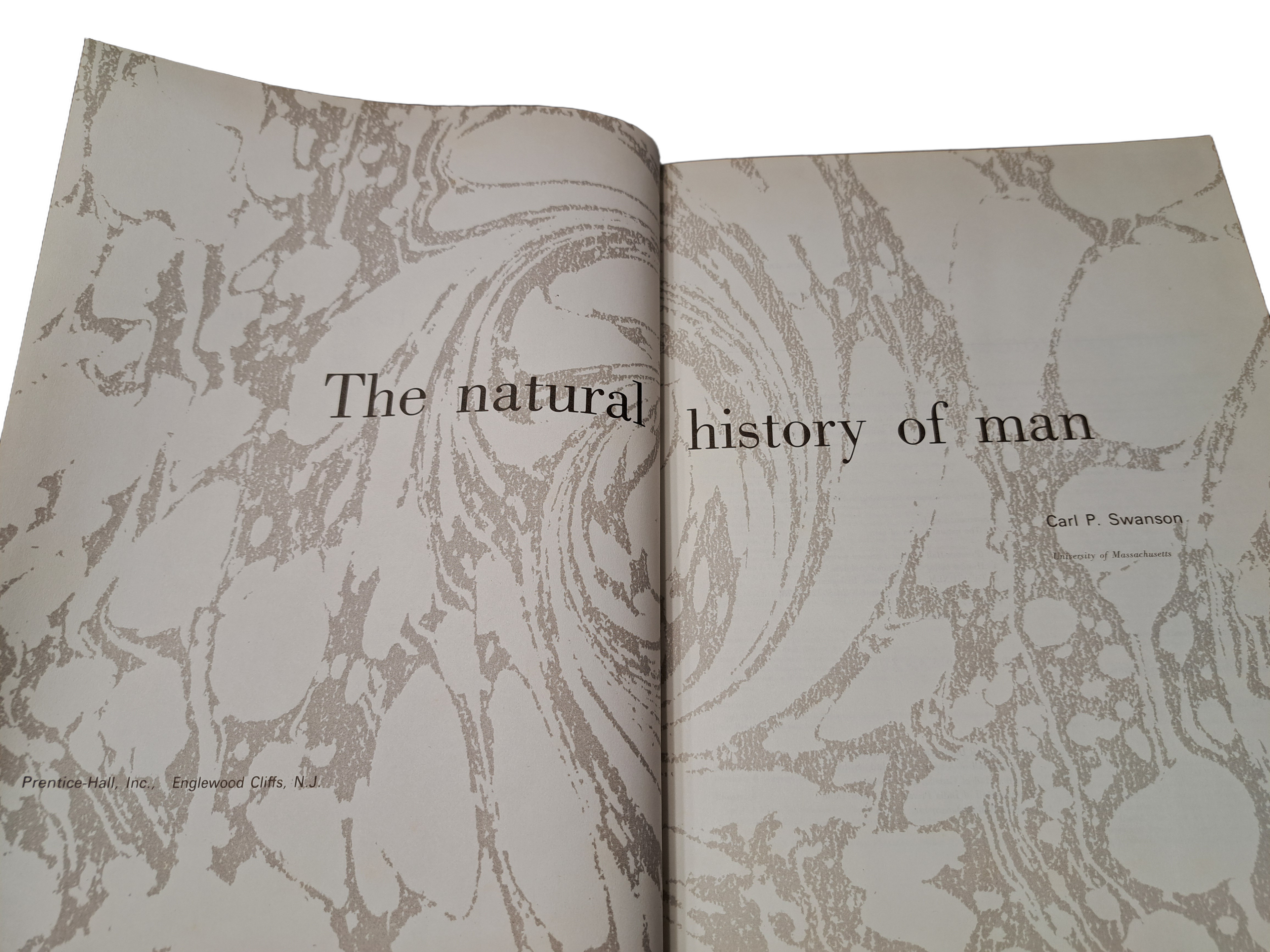 Vintage 1973 The Natural History of Man by Carl P Swanson