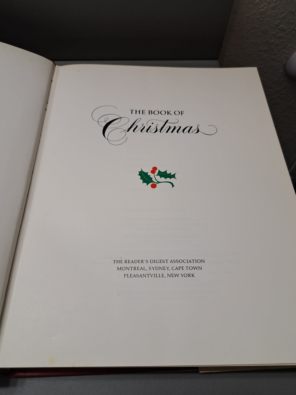 Vintage 1973 The Book of Christmas by The Reader's Digest