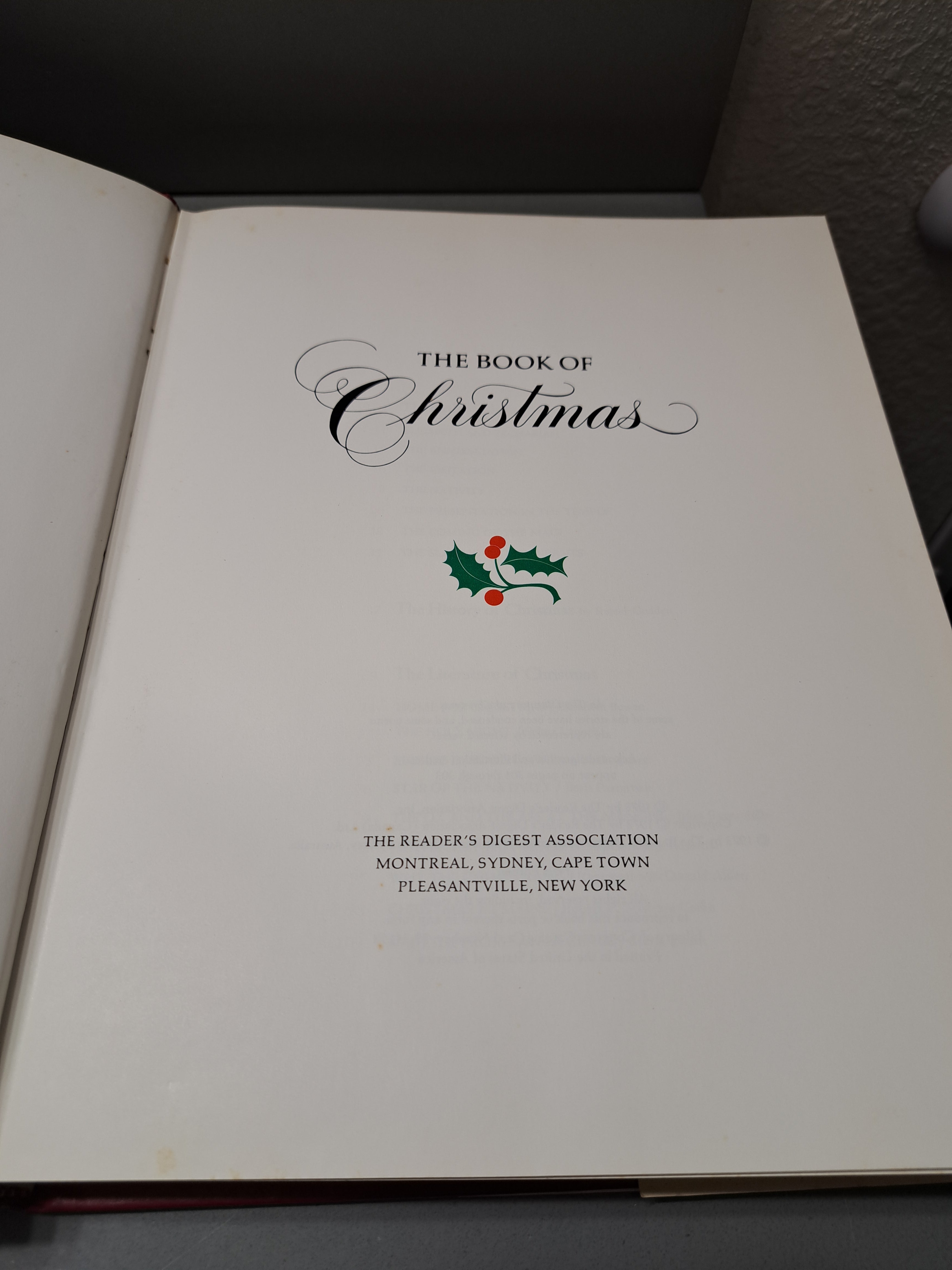 Vintage 1973 The Book of Christmas by The Reader's Digest