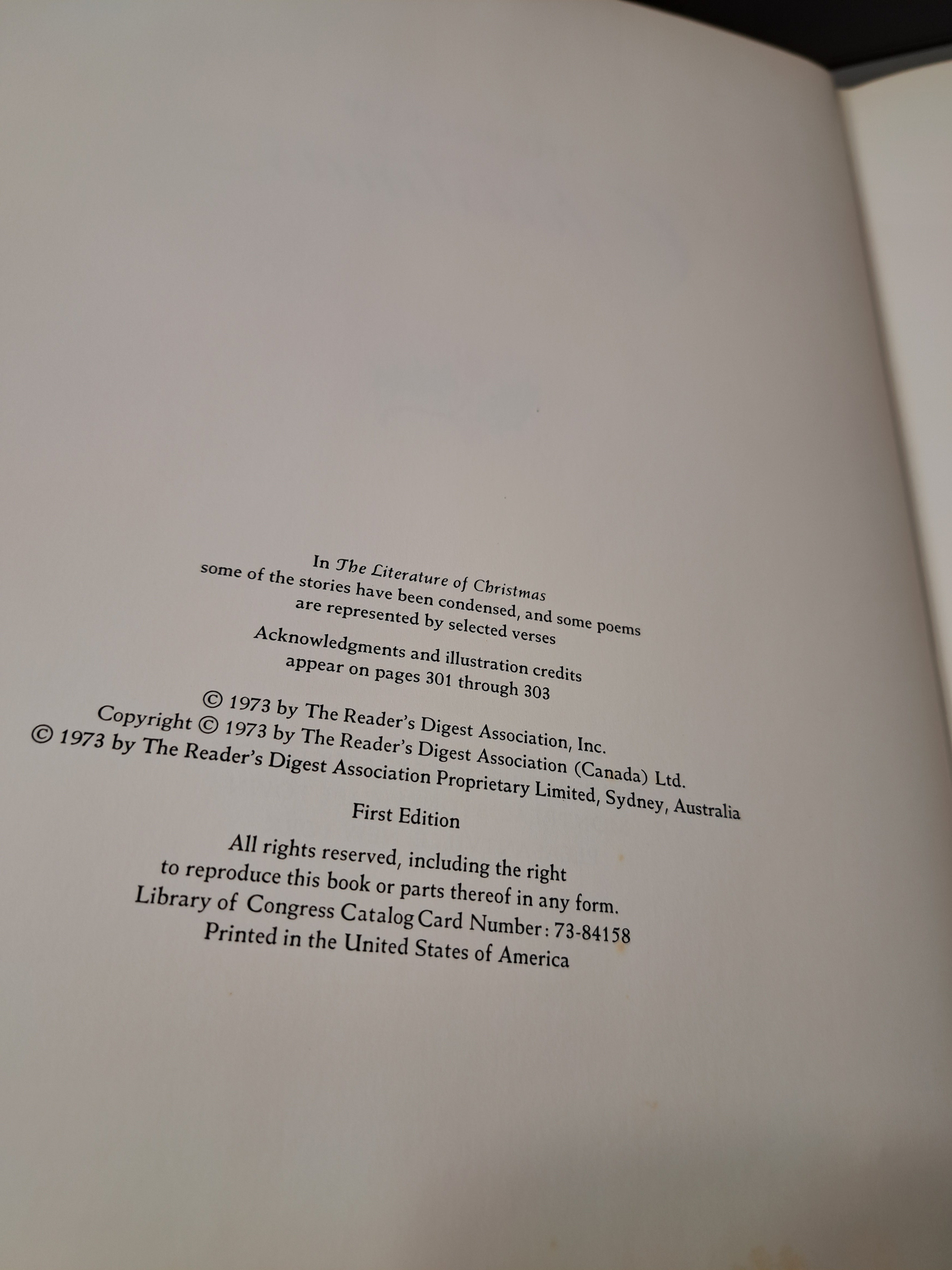 Vintage 1973 The Book of Christmas by The Reader's Digest