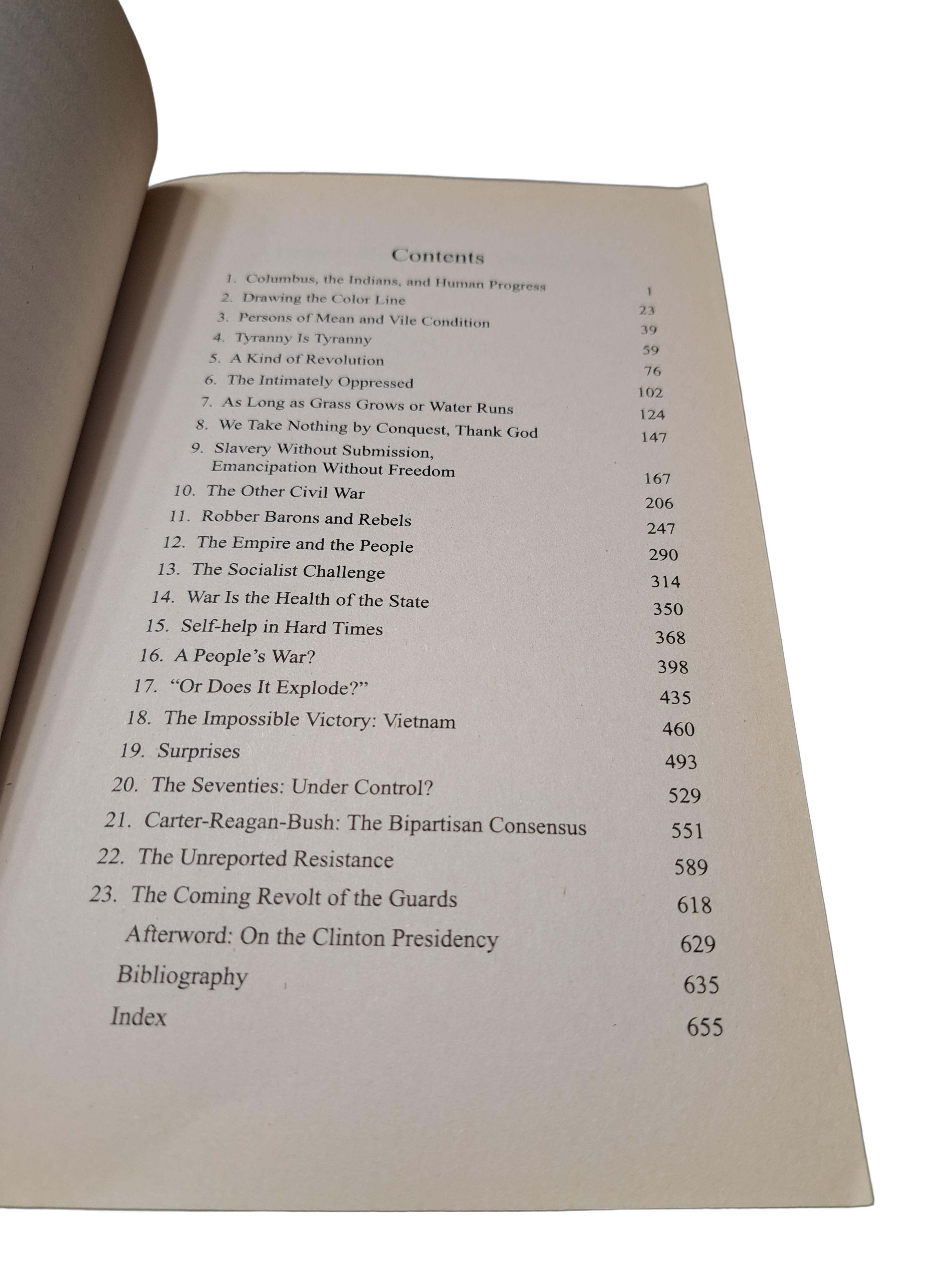 1995 A People's History of the United States 1492-Present