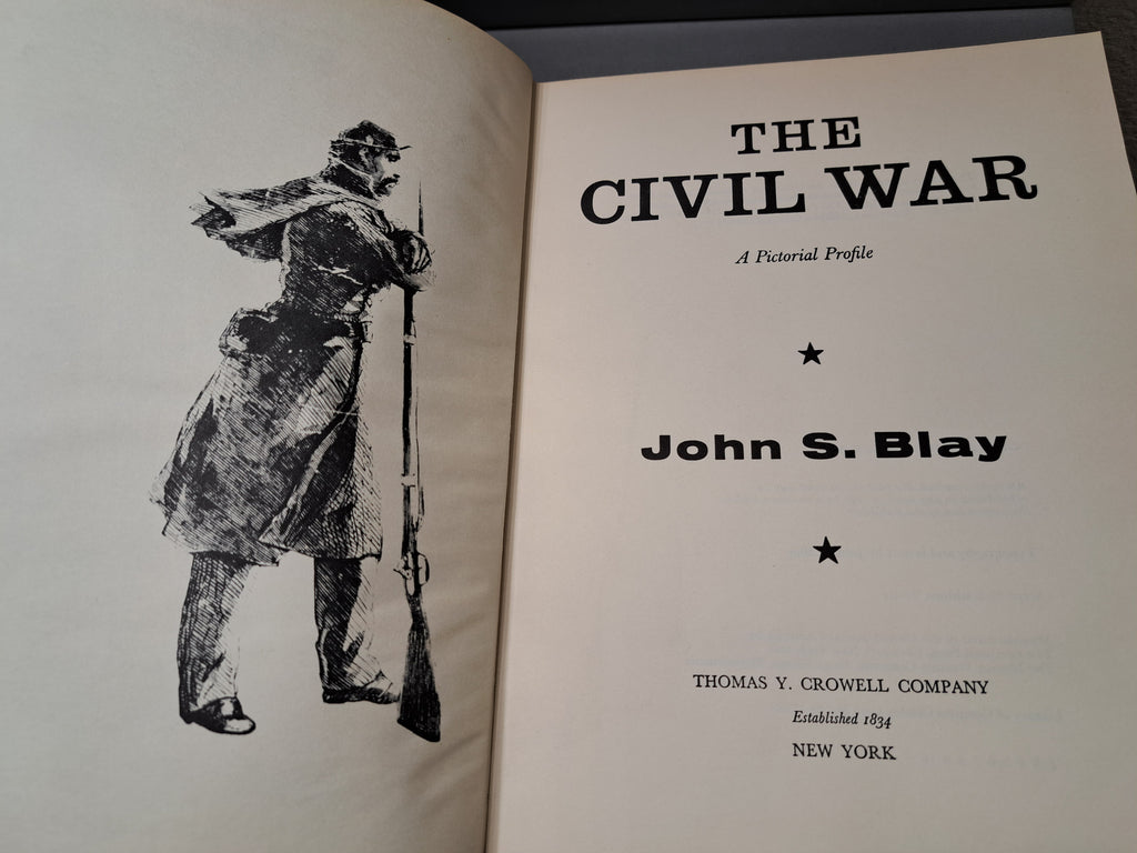 Vintage 1958 first edition of The Civil War: A Pictorial Profile by John S Blay