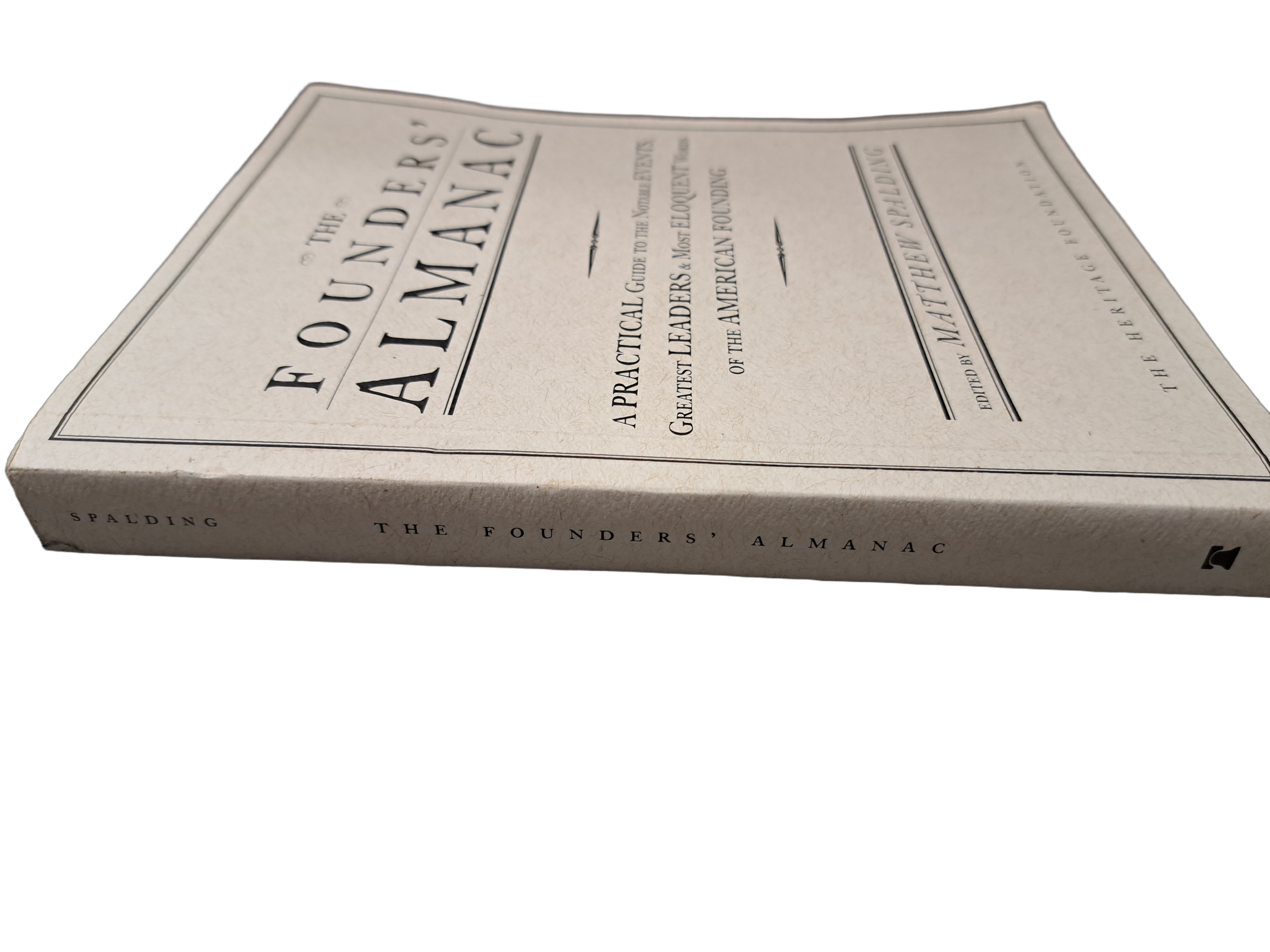 2001 first edition of The Founders' Almanac