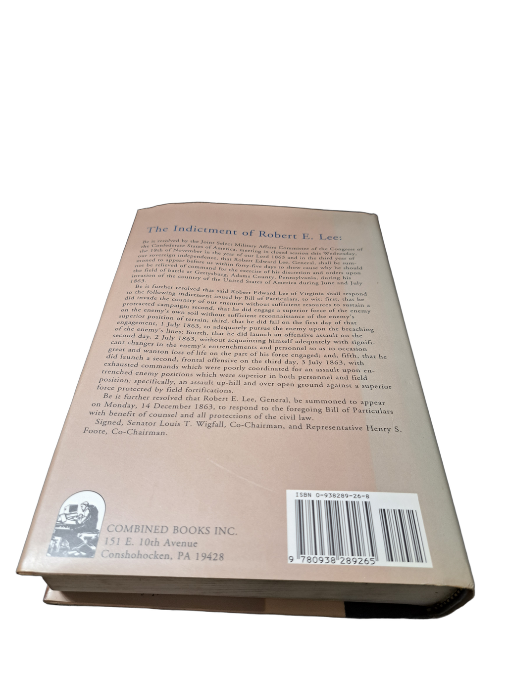 Vintage 1993 The Court Martial of Robert E Lee: A Historical Novel