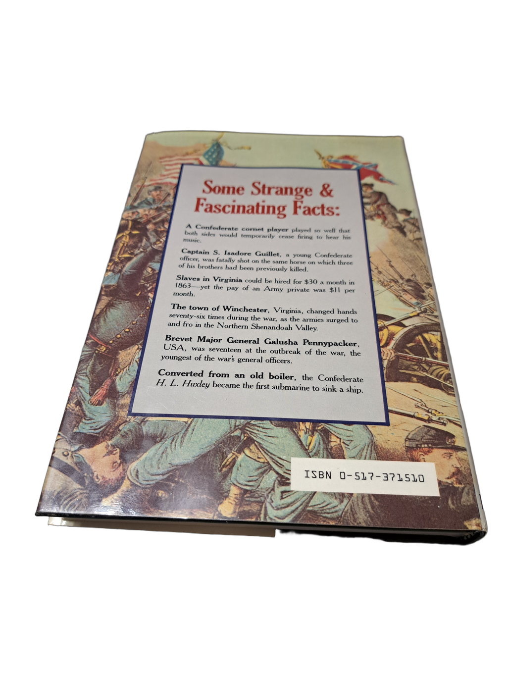 Vintage 1982 The Civil War: Strange & Fascinating Facts by Burke Davis