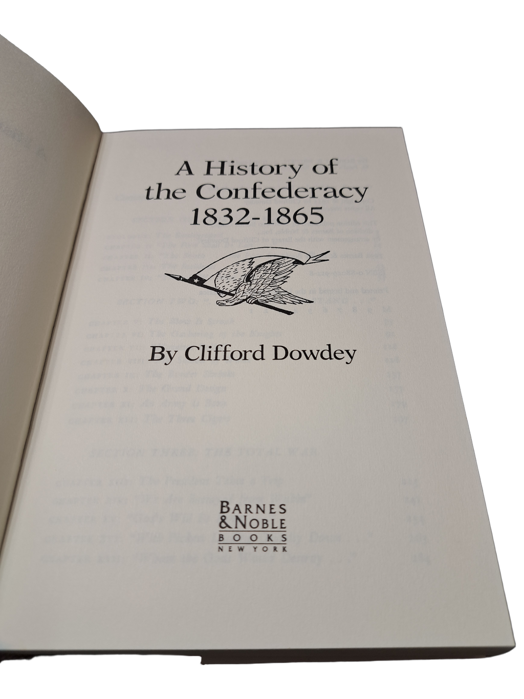 Vintage 1955 first edition of A History of the Confederacy 1832-1865
