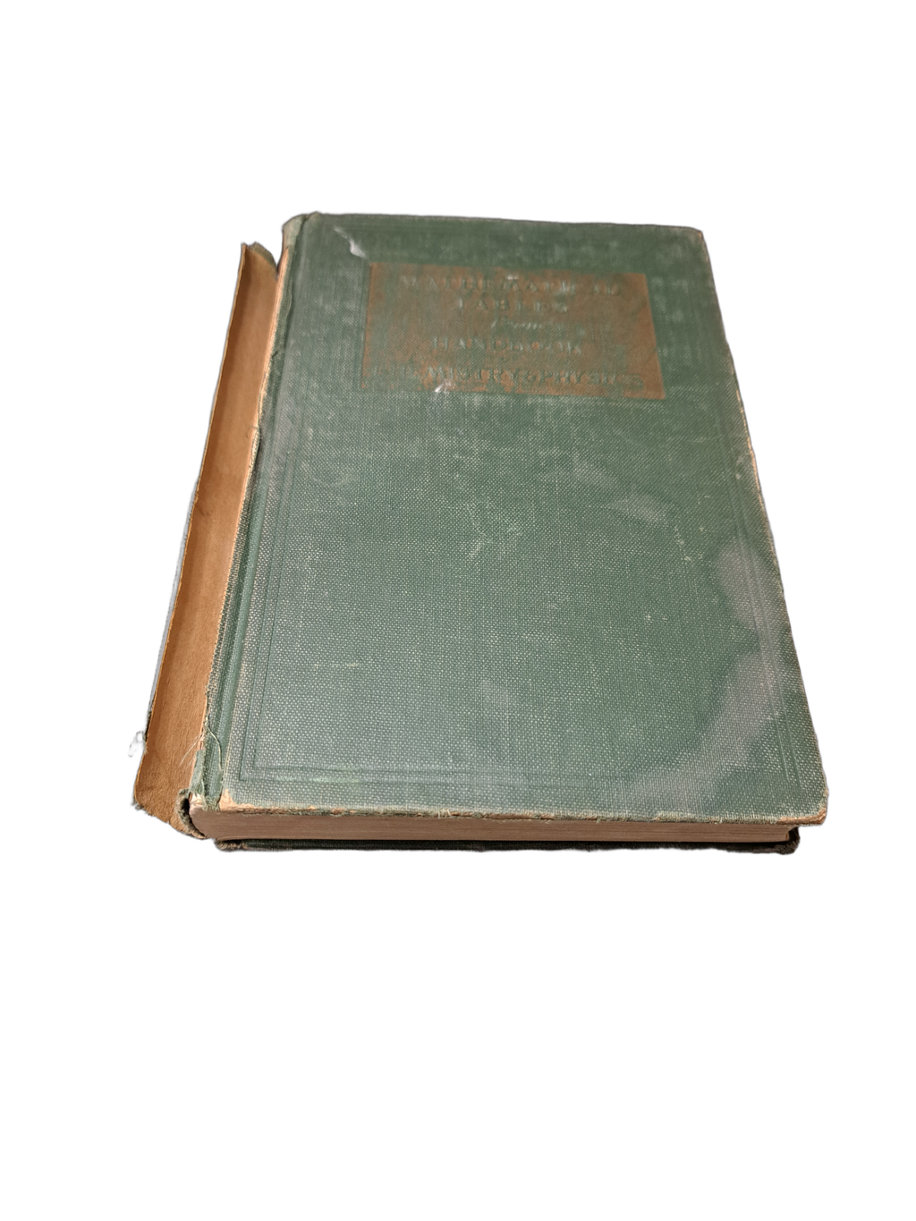 Vintage 1951 Mathematical Tables from Handbook of Chemistry & Physics