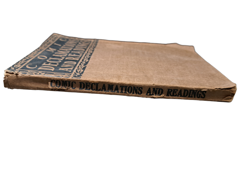 Rare 1916 Comic Declamations and Readings by Carleton B Case