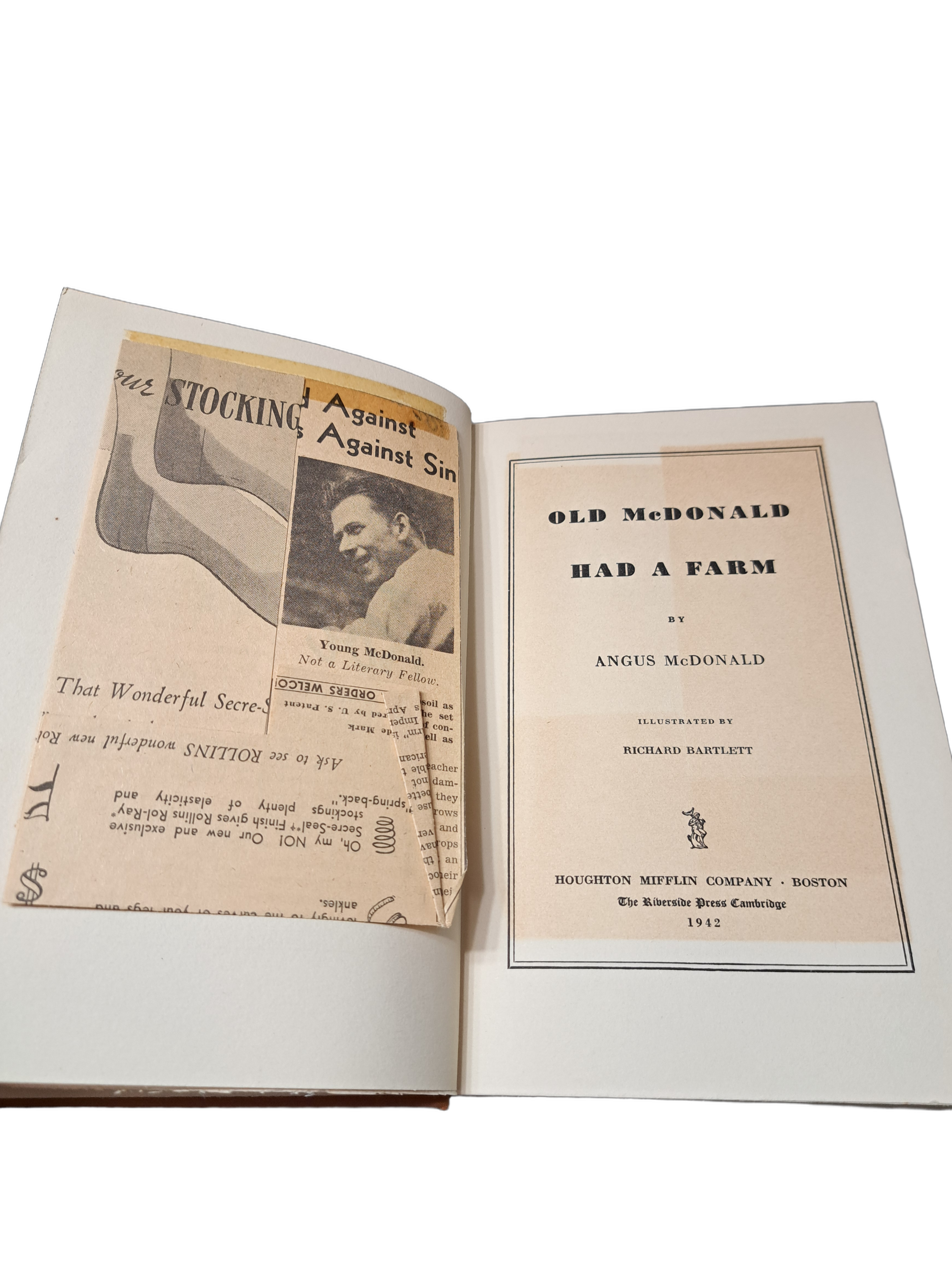 Vintage 1942 Old McDonald had a Farm by Angus McDonald