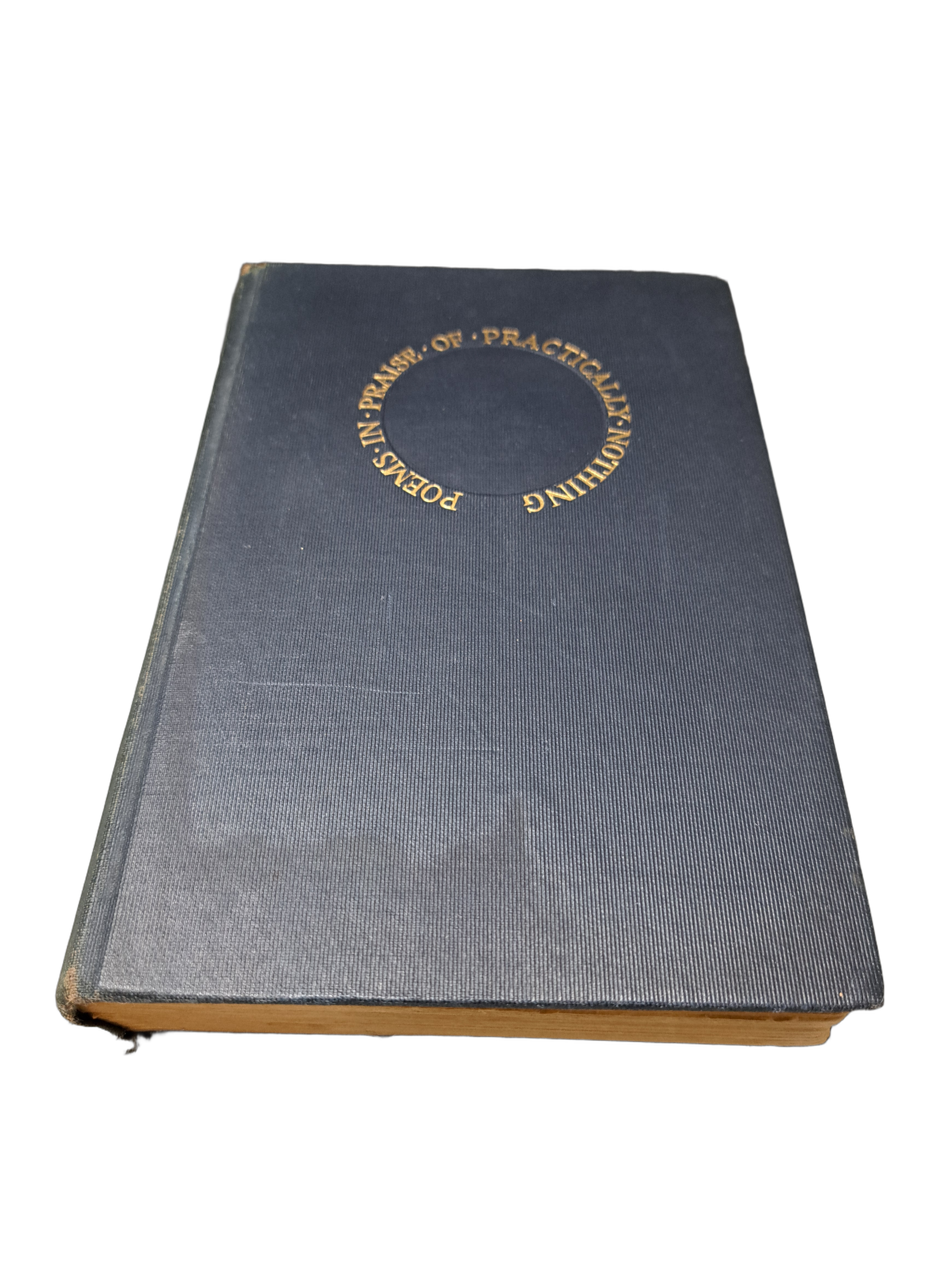Vintage 1931 printing of Poems in Praise of Practically Nothing by Samuel Hoffenstein